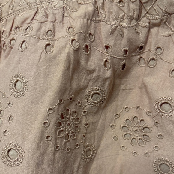 Pink Eyelet Sleeveless Top - Picture 4 of 4